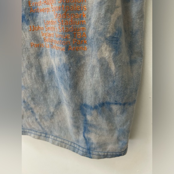 Weezer Green Day Fallout Boy Hella Mega Acid Washed Tour T-Shirt Size Medium - Picture 6 of 15